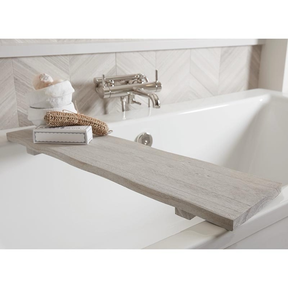 Elegant Gray Bath Caddy